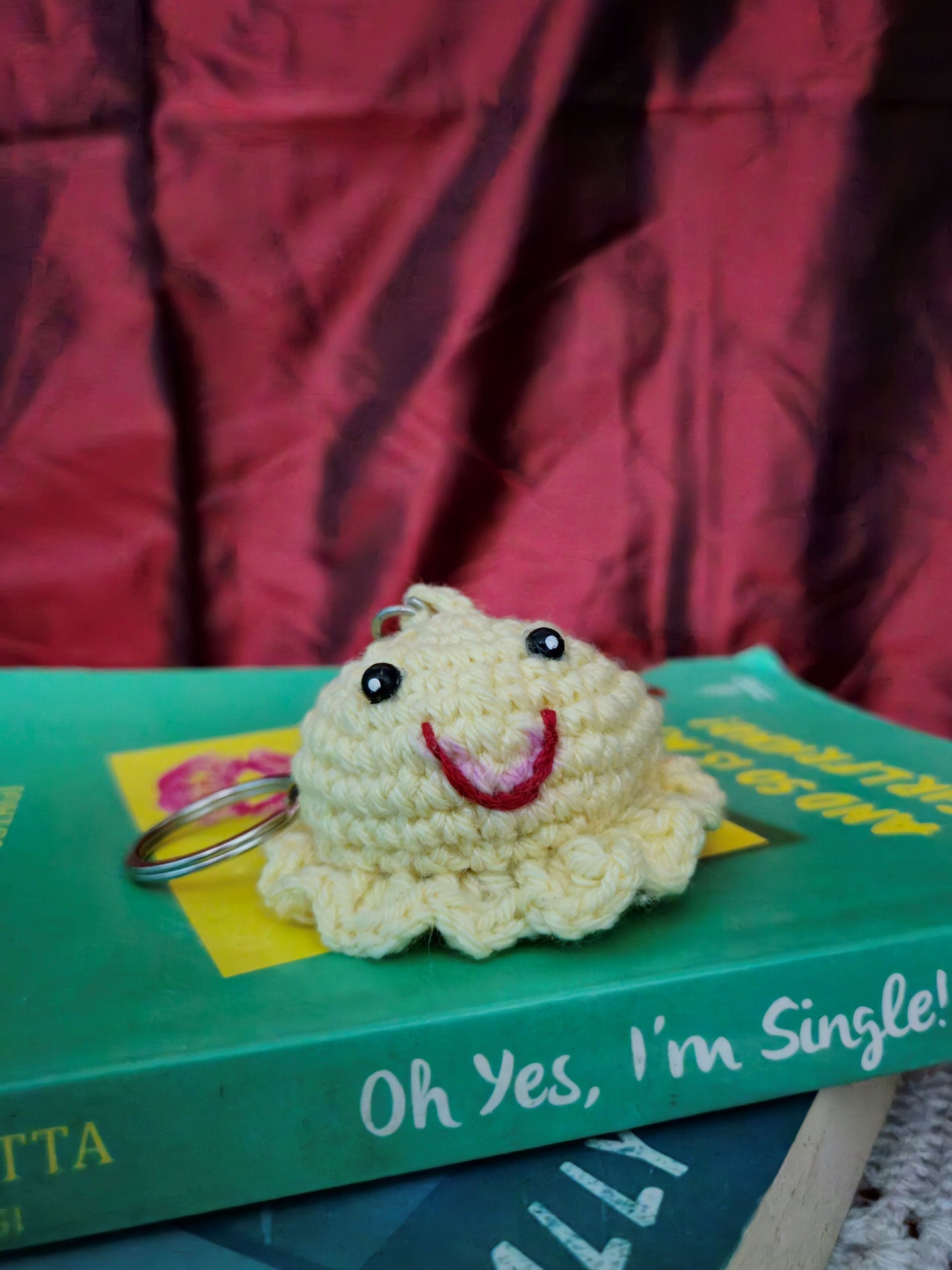 CUTE CROCHET OCTOPUS KEYCHAIN