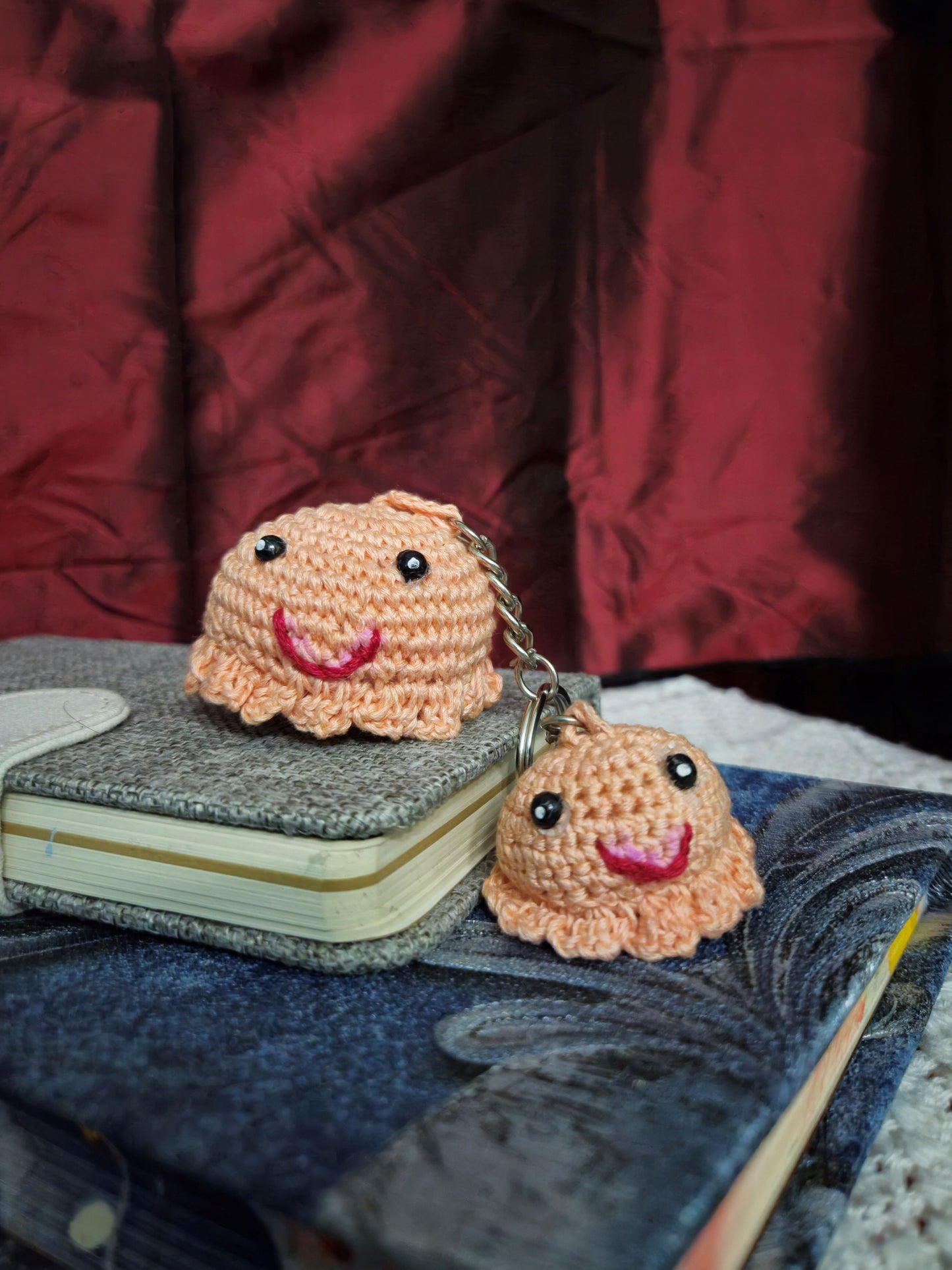 CUTE CROCHET OCTOPUS KEYCHAIN